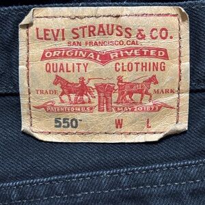Levi's Men's Dark Blue Relaxed Jeans